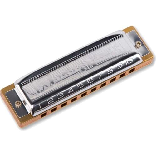 Hohner MS Series Blues Harp 532/20 Diatonic Harmonica 10 Holes 20 Tone Mouth Organ Original Blues Harp Key C Musical Instruments
