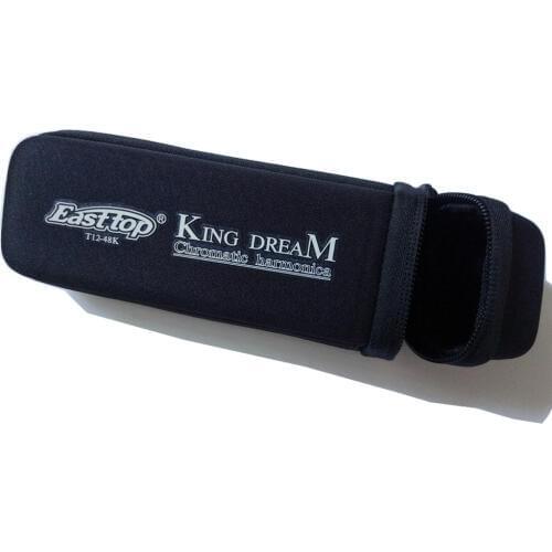 Easttop Chromatic Harmonica Case For East Top T1248K 12 Holes 48 Tones Key Of C Musical Instruments Parts Accessories Harp Bag