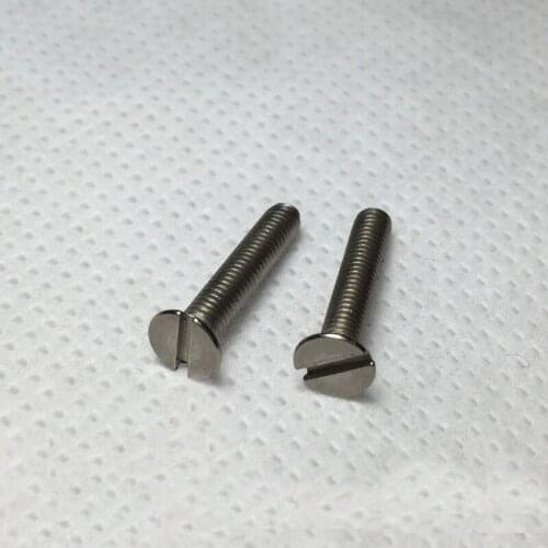 M1.2 Titanium Slotted Countersunk Head Screw Flat Bolts Assortment Set Screws Pure Titanium