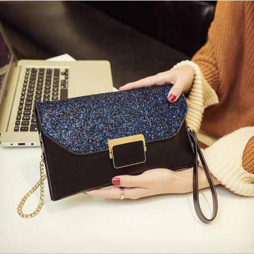 Fashion solid womens clutch bag leather women envelope bag clutch evening bag female Clutches Handbag Immediately shipping