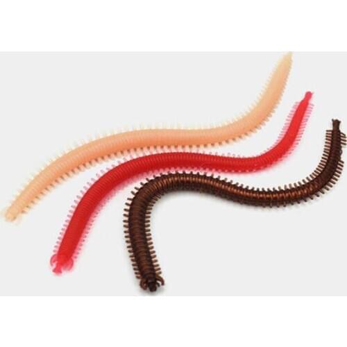 Mounchain 20 Pcs/pack 13cm 2g Fishing Lure PVC Bait Artificiais Arenicola Cristata Soft Baits Carp Fishing Lure Soft Tackle