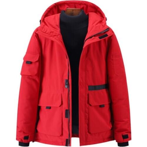 2020 Winter New Casual Thick Warm Waterproof Hooded Jacket Parkas Coat Men Autumn Outwear Outfit Parkas Jackets Men