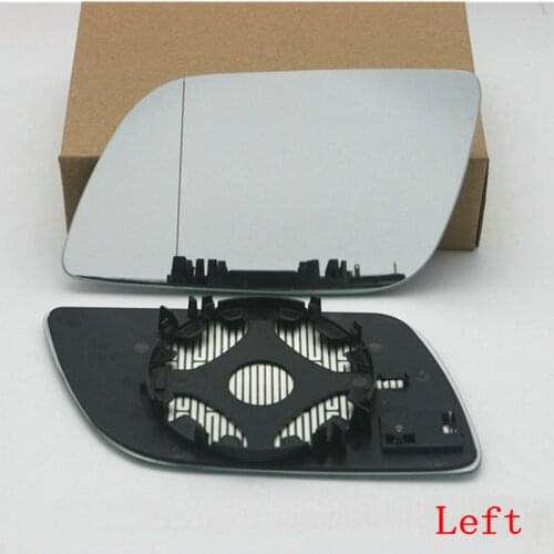 For Polo 2002-2005 Outside reversing mirror lens Mirror mirror Glass Support electric heating