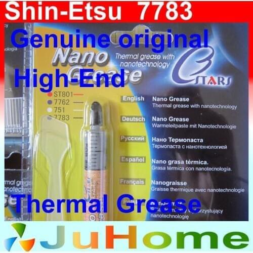 New Genuine Original Shin-Etsu 7783 >6.0W/m.K, high-end containing silver thermal paste for Graphics / CPU thermal grease 1.2ml