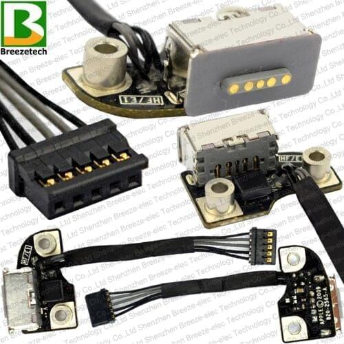 Original Tested 820-2565-A I/O Board for Macbook Pro Unibody 13" 15" A1278 A1286 A1297 2009- 2012 DC Power Jack