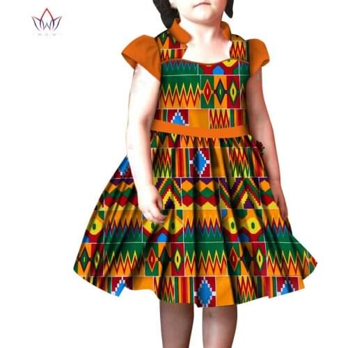 Customize Size Girl Dress Short Sleeve Kid Dresses Girls Clothes Party Princess Vestidos Birthday Dress Print Clothes WYT466