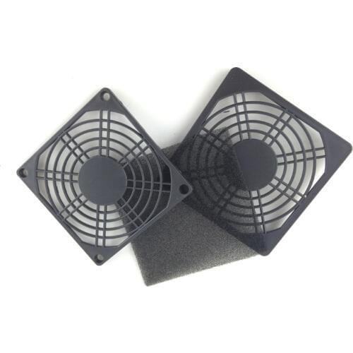 Triple protection 9cm Dustproof filter for PC Encasement Three in One Overlay Cover Suit for 90mm Axial Fan or cooling fan