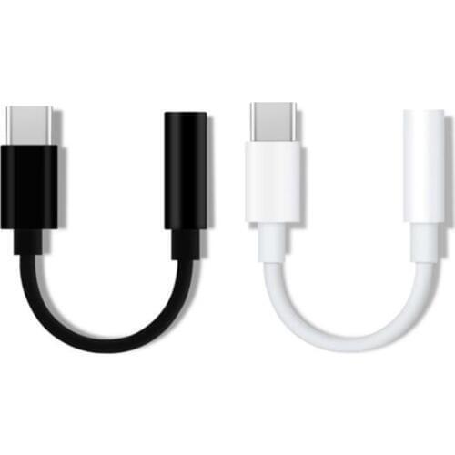 Type-C USB Male to 3.5mm Jack Female AUX Audio Earphone Cable Headphone Adapter Converter For Huawei P20 P30 pro Xiaomi Mi 6 8 9