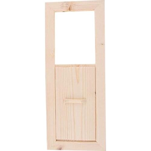 Grille Ventilation Sliding Adjustable Home Cedarwood Sauna Air Vent Summer Bath Shutter Window Accessories Bathroom Smooth