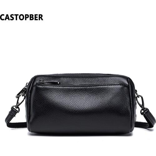 Women Pillow Bag Fashion Small Crossbody Ladies Cow Genuine Leather Mini Bags Shoulder Casual Female Famous Brand High Quality