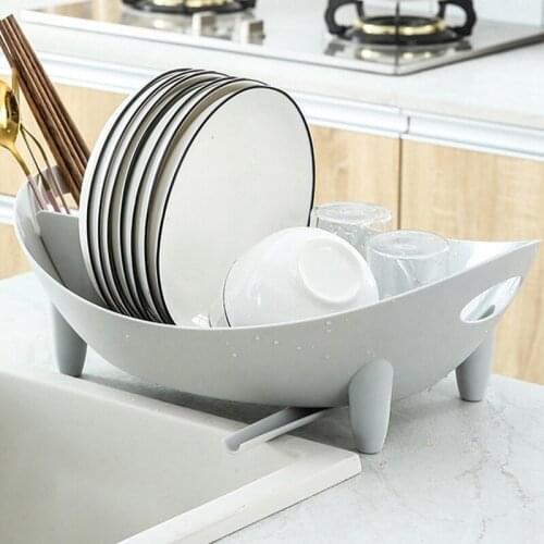 Dish Rack Drain Racks Drain Dry Dishes Tableware Storage Rack Organizer Shelf for Bowl Tableware