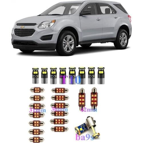 Interior LED Lights Replacement for Chevy Avalanche Camaro Caprice Sport Colorado Equinox Accessories Package Kit WHITE