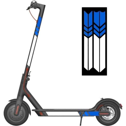 High Quality Reflective Styling Stickers For Xiaomi M365 Electric Scooter Stickers Night Safety Skateboard Accessories