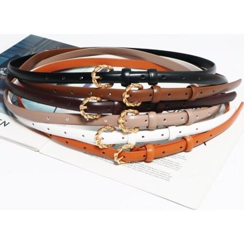 Simple Design Solid Pattern Women Real Leather Waist Belt for Women Camel Khaki White Split Leather Slim Corset Dress Jean Belt