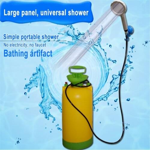 8L Dormitory Bedroom Bath Artifact Rural Household Outdoor camping Portable Self-Priming Simple Hot Water Shower