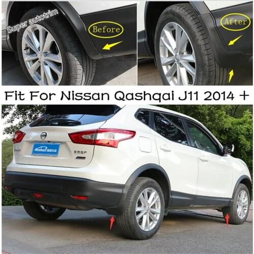 Lapetus Accessories Exterior Mudguards Mud Flap Flaps Splash Guards Fender Protection Kit Fit For Nissan Qashqai J11 2014 - 2020
