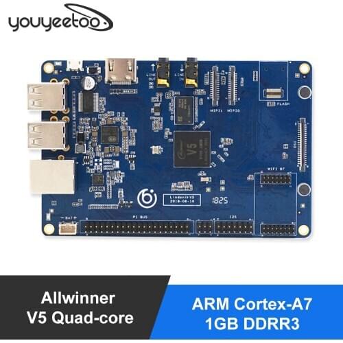 Allwinner V5 Quad-core ARM Cortex-A7 1GB DDRR3 Development Board,the Most Cost-effective Intelligent Video Processing SBC