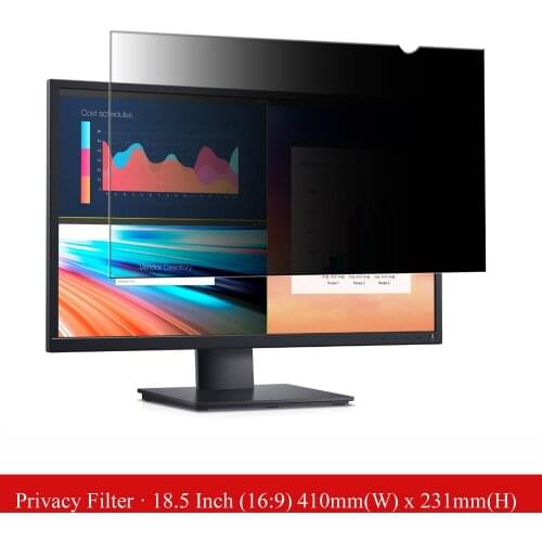 18.5 inch Anti-Glare Computer Privacy Filter Screen Protector Film for Desktop Monitor Widescreen 16:9 Aspect Ratio