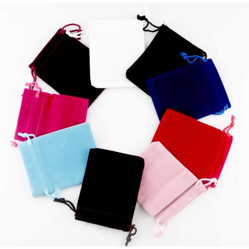 Velvet Bags Jewellery Pouches 50pcs/lot 8x10cm Purple Beautiful Gift Bags Package Fabric Gift Pouch Gift Velour Customized Logo