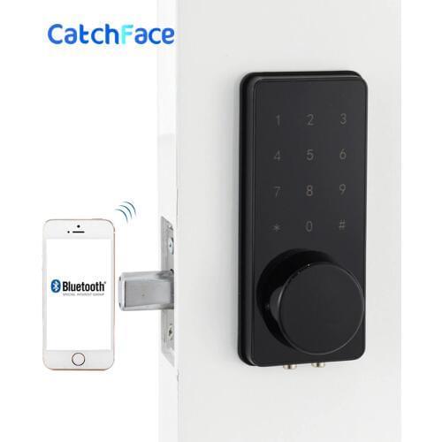 Wifi Electronic Door Lock,Smart Bluetooth Digital APP Keypad Code Keypad Door Lock,Password Keyless Door Safe Lock Electronic