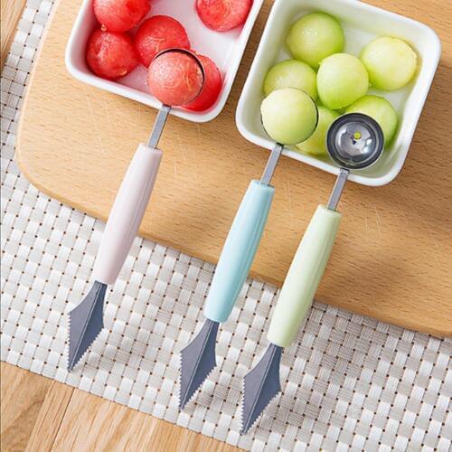 HobbyLane 2 in1 Dual-head Carving Knife Baller for Fruit Potato Ice Cream