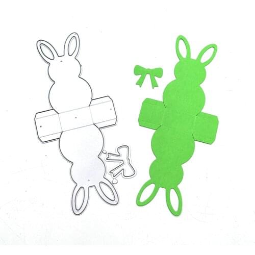 Julyarts Rabbit Dies Scrapbooking Nouveau Cutting Dies Stencil Scrapbooking DIY Album Stamp Paper Card Embossing Decor Craft