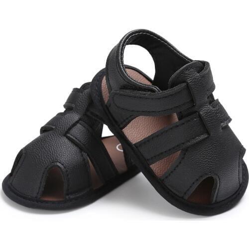 2017 New Arrival Fashion Leisure casual comfortable high quality summer newborn baby boy girl hollow baby PU leather non-slip s