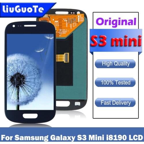 4.0'' Original LCD Replacement For SAMSUNG Galaxy S3 Mini LCD Display With Frame i8190 GT-i8190 Touch Screen Digitize