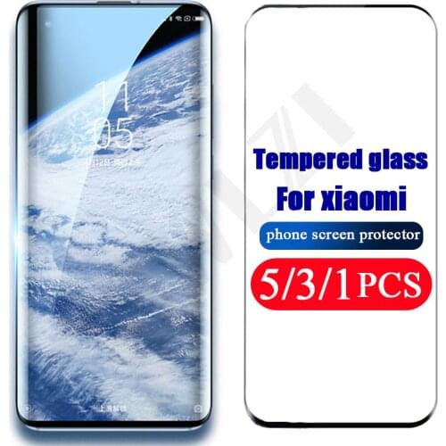 5/3/1Pcs tempered glass film for Xiaomi mi 10 10S 10T 11 Ultra 11i 11X pro note 10 lite Mix 2 2s 3 play phone screen protector