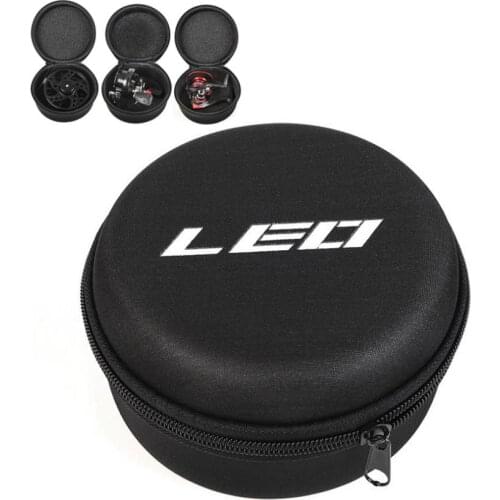 Portable EVA Fishing Reel Bag Protective Case Cover Inner Diameter 12cm for Fly / Drum / Spinning / Raft Reels