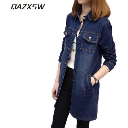 Женские синие куртки QAZXSW China At AliExpress