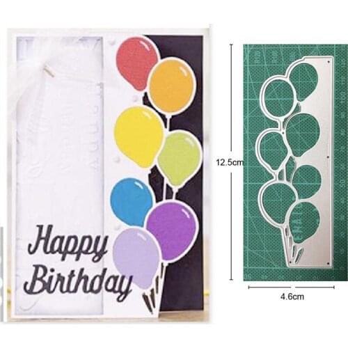 Craft dies balloon border metal cutting dies cut die mold decoration DIY Scrapbooking dies knife mould blade punch stencils dies