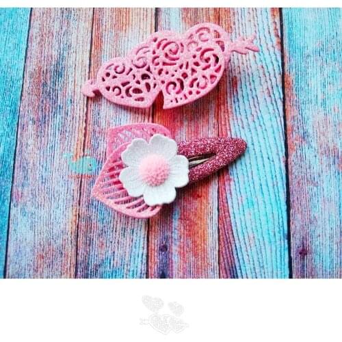 Heart Headband Cutting Dies Metal Scrapbooking Stencil for Album Paper DIY Gift Card Decoration Embossing Dies New 2021