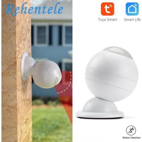 Tuya Smart WiFi PIR Motion Sensor Human Body Detector Home Alarm Security System Smart PIR Motion Sensor Smart Life APP