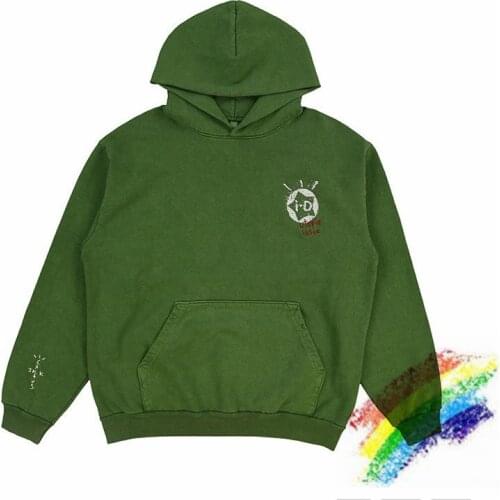 Green Travis Scott Jackboys Cactus jack Hoodie Women Men Best Quality Sketch Printing Pullover Hooded