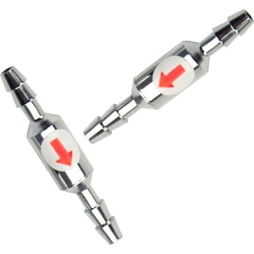 Aquarium Stop Valve Anti-carbon Dioxide CO2 Check Valves Stainless Steel Bubbler Refiner For Carbon Dioxide Equipment