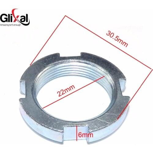Glixal GY6 125cc 150cc Starter Clutch Lock Nut for 152QMI 157QMJ Chinese Scooter Moped ATV Go-Kart Engine