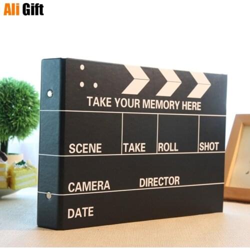 Photo Album DIY Handmade Album 10 Inch Inner Film Album Hand-Painted Creative Scrapbooking for Lover Baby Stickers Wedding Album