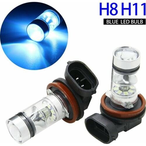 360° Headlight Bulb Fog Lamp H11 H16 H8 H9 Ice Blue Kit LED 12V Bright