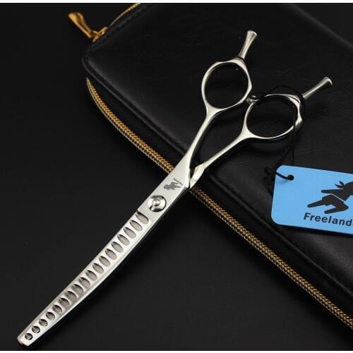 6.5 inch high-end Professional Pet dog Grooming Scissors Curved Thinner Scissors Shears