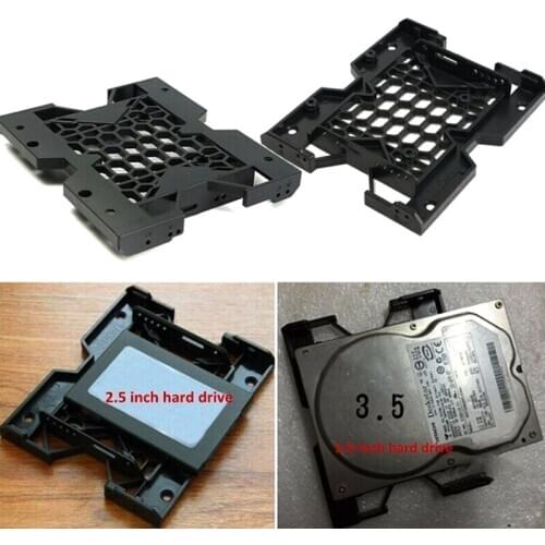 1pc 5.25" To 3.5" 2.5" Tray Bracket Mounting Cooling Fan HDD Adapter SSD Hard Drive