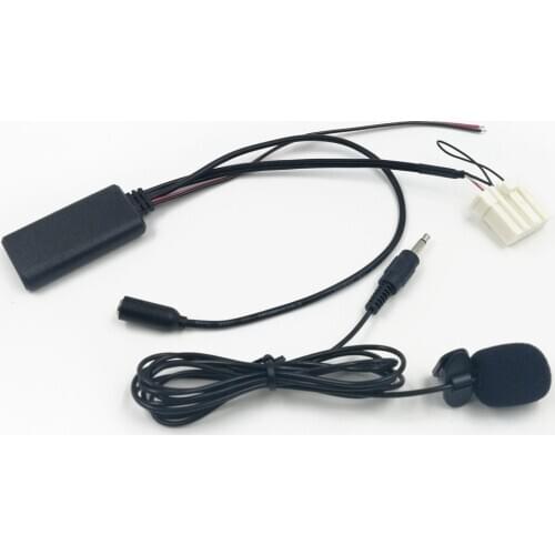 Biurlink 2 Styles Car Radio Bluetooth 5.0 Music AUX Adapter Audio Input Handsfree Phone Call for Mazda 2 mazda 3 5 6