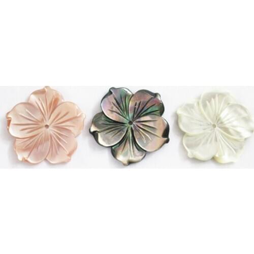 Free shipping hot sale wholesale pearl shell AAA 6-40mm white pink black shell Welcome to customize any product