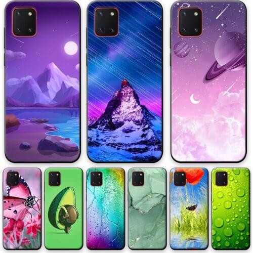 For Samsung Note 10 Lite Case Back Cover For Samsung A81 TPU Phone Case For Galaxy Note 10 Lite Soft Fashion Coque on Galaxy A81