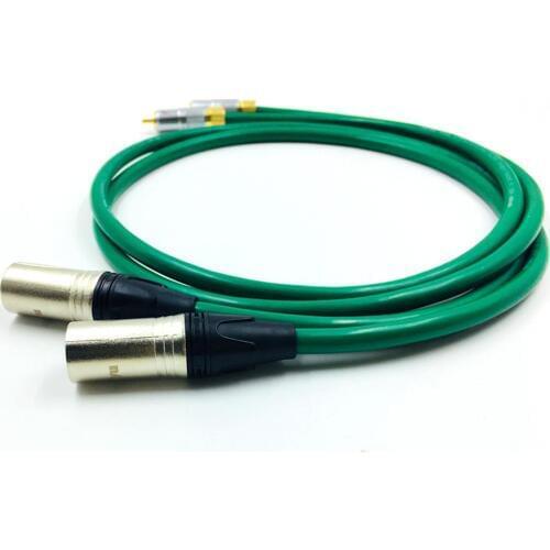 Hi-end MCINTOSH 2328 Series Hifi 2RCA to 2XLR Cable, Rca Male to Xlr Male Audio Cable,audio signal interconnect wire