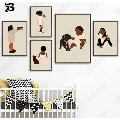 Canvas Painting Kids Room Wall Art Canvas Poster Nordic Posters Cartoon Pictures Prints Wall Paintings for Kids Room Wall Decor