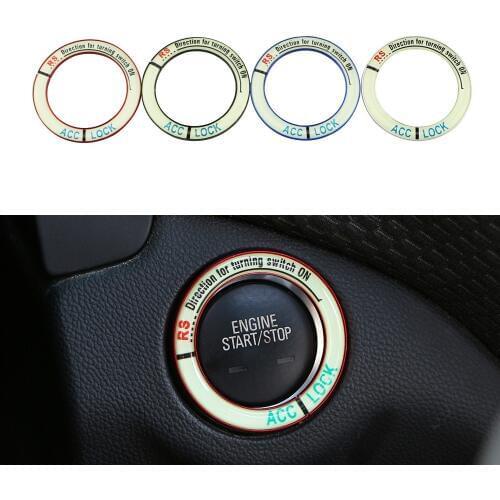Luminous car Ignition Keyhole ring For Lada Kalina Priora Niva Vaz Granta Samara 2110 2114 Largus 2109 2115 2112 110 2105