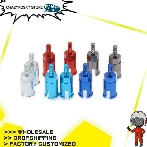 2pcs Axle Set Alloy Aluminum For 1/18 Revel 24540 Scorch Hobbico Dromida Bx/Mt/Sc4.18 Short Course Truck Monster Truck Buggy