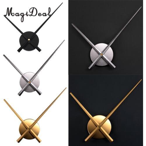 MagiDeal 1 Piece Silent Quartz Wall Clock, Clock Mechanism Kit, Clock Hands, Battery Powered (Golden, Black, Silver)