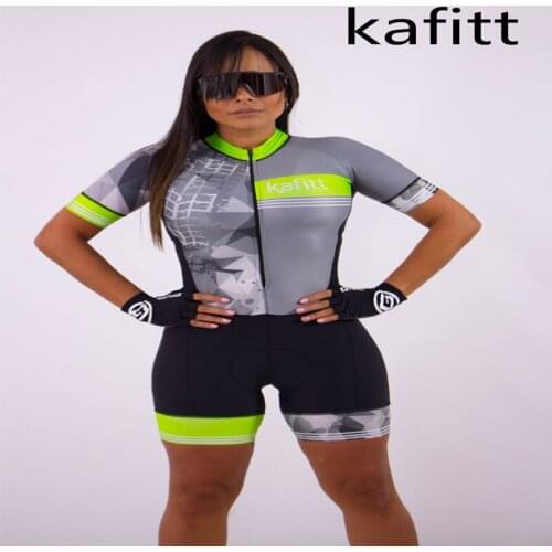 Kafitt summer short-sleeved shorts cycling jersey bicycle bicycle little monkey woman breathable suit gel bicycle